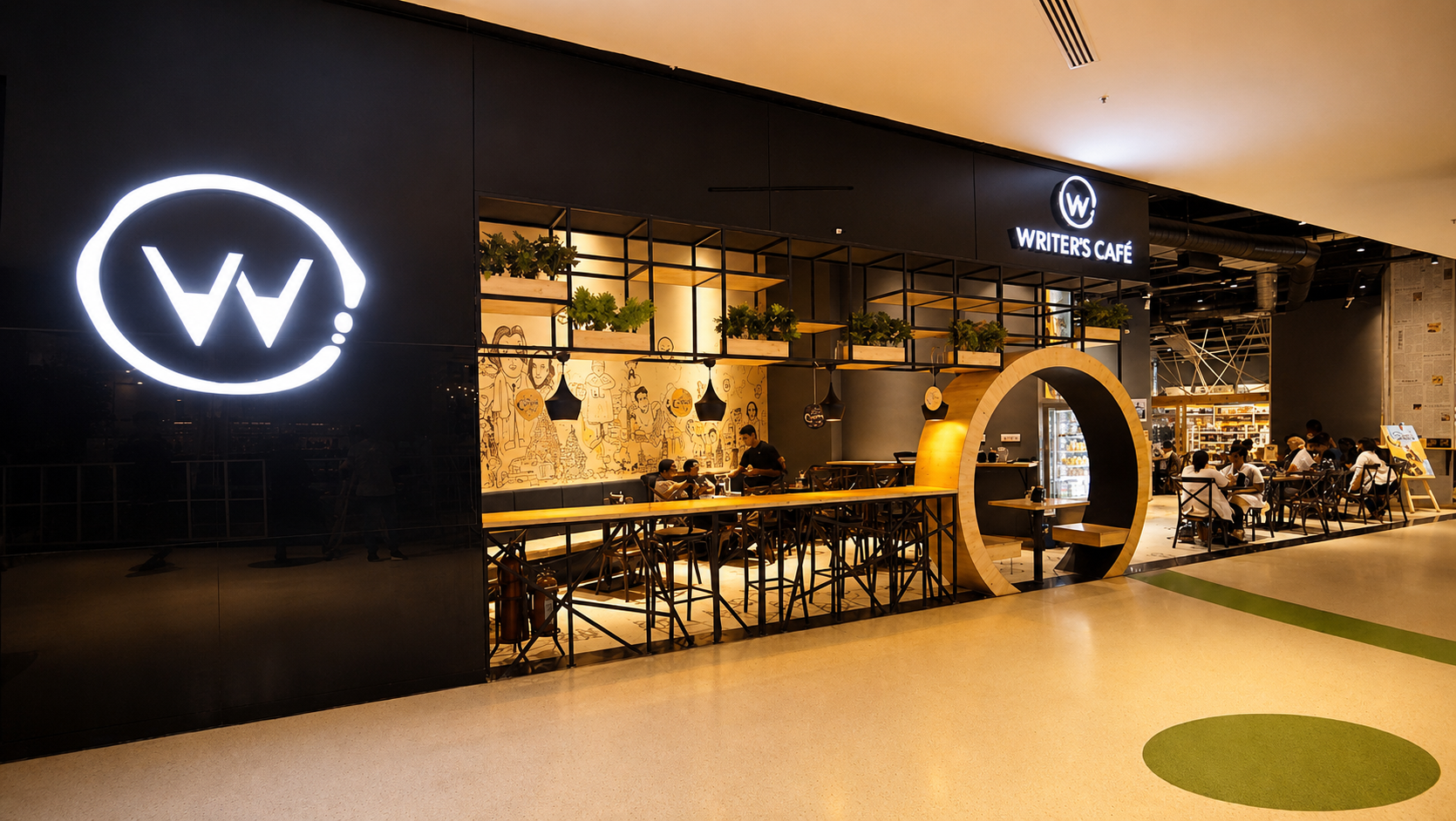 Writer's Café interior